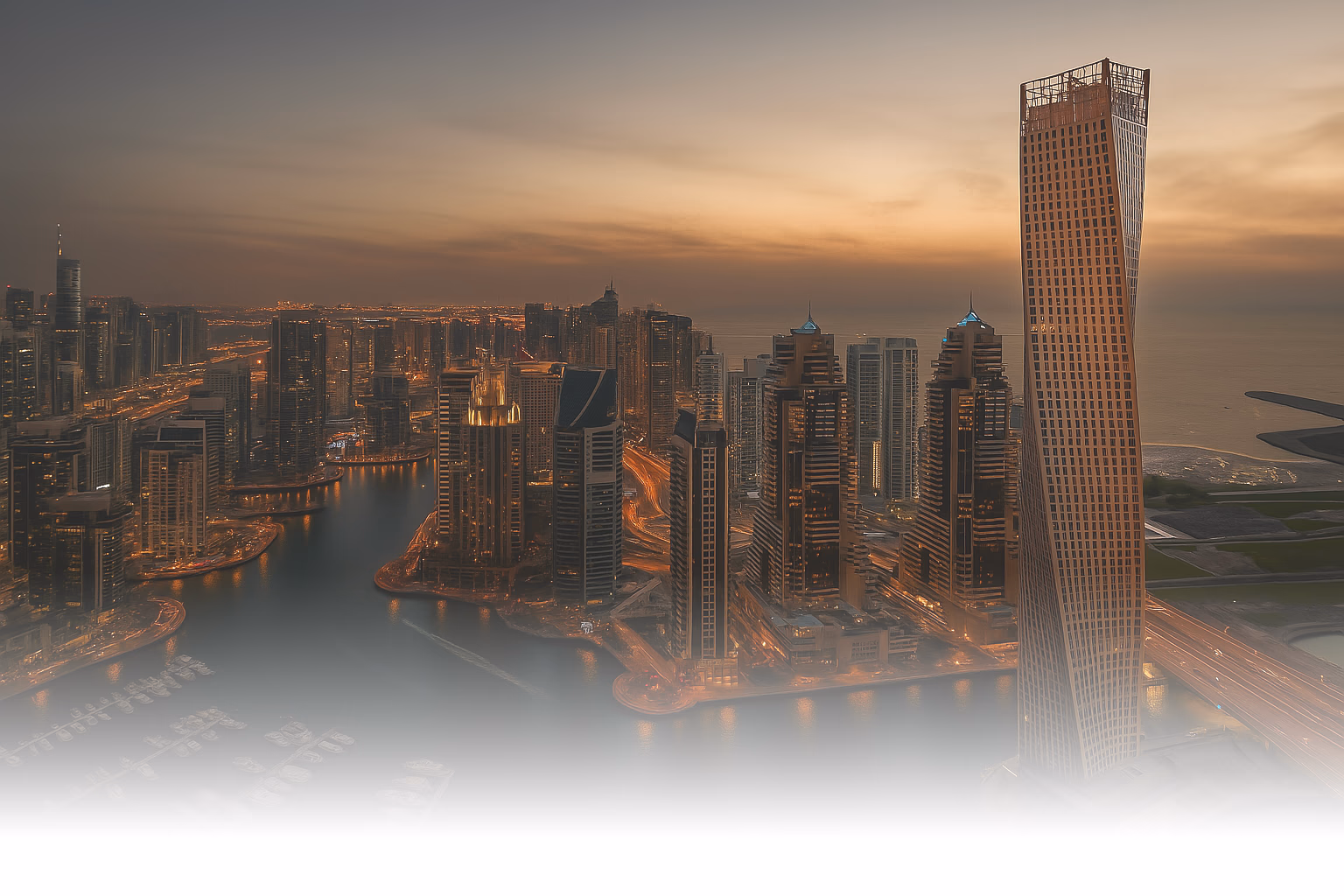 Dubai Luxury Skyline